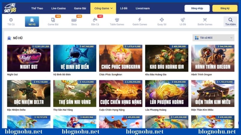 Giải mã từ A đến Z về game nổ hũ Sky88 đẳng cấp