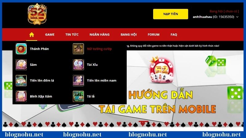 Hướng dẫn các bước tham gia chơi cược nổ hũ 52labai