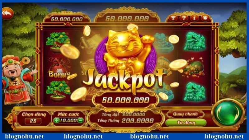 Jackpot Slots đem đến cơ hội rinh thưởng cực lớn 