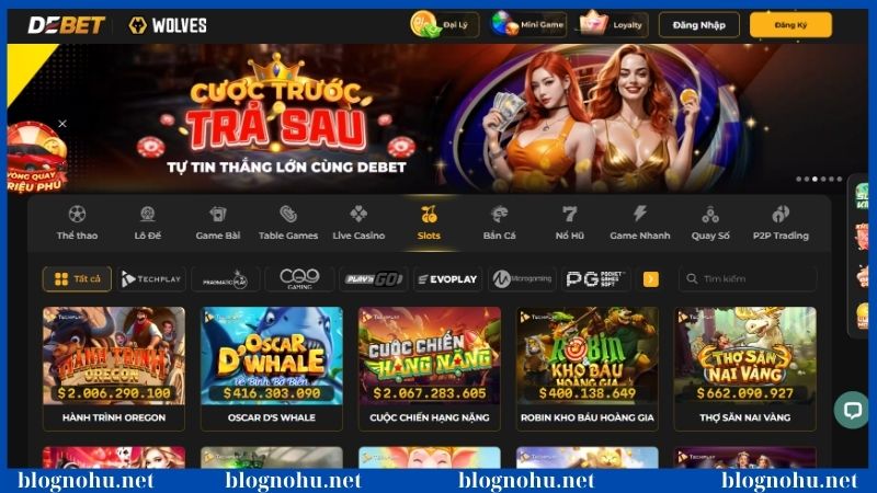 Nổ hũ DEBET mang đến cơ hội đổi thưởng siêu khủng hàng ngày