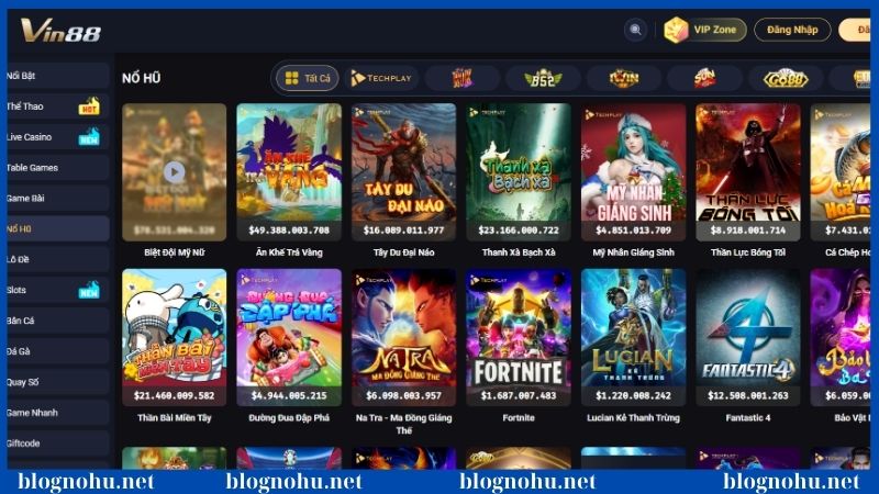 Nổ hũ Vin88 tạo nên cơ hội phát tài chỉ trong một vòng quay