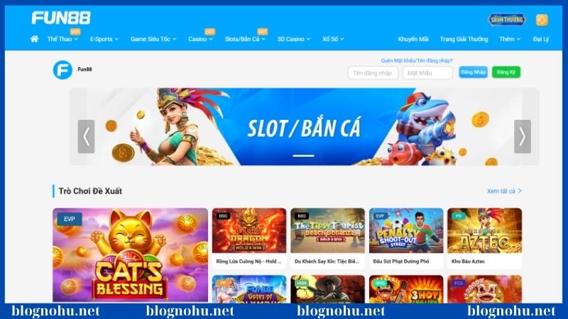 Săn nổ hũ Fun88 đổi thưởng jackpot tiền tỷ mỗi ngày