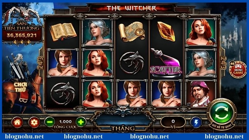 Nổ hũ HitClub - Vén màn thiên đường slot game đỉnh cao 4 The Witcher là game nổ hũ HitClub hot nhất hiện nay